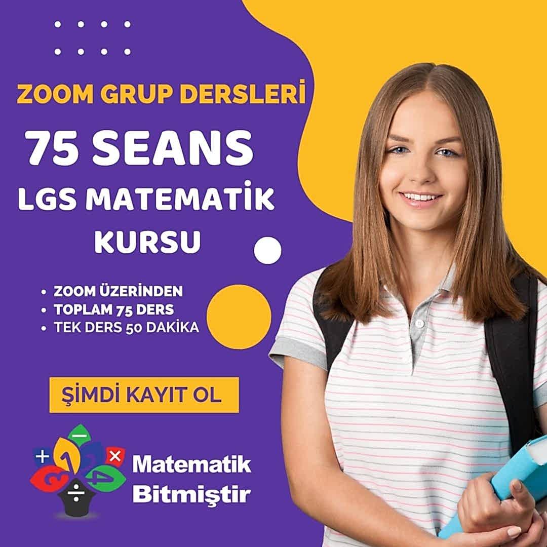 LGS Matematik Kursu ZOOM Grup Dersleri LGS Matematik Kursu ZOOM Grup Dersleri